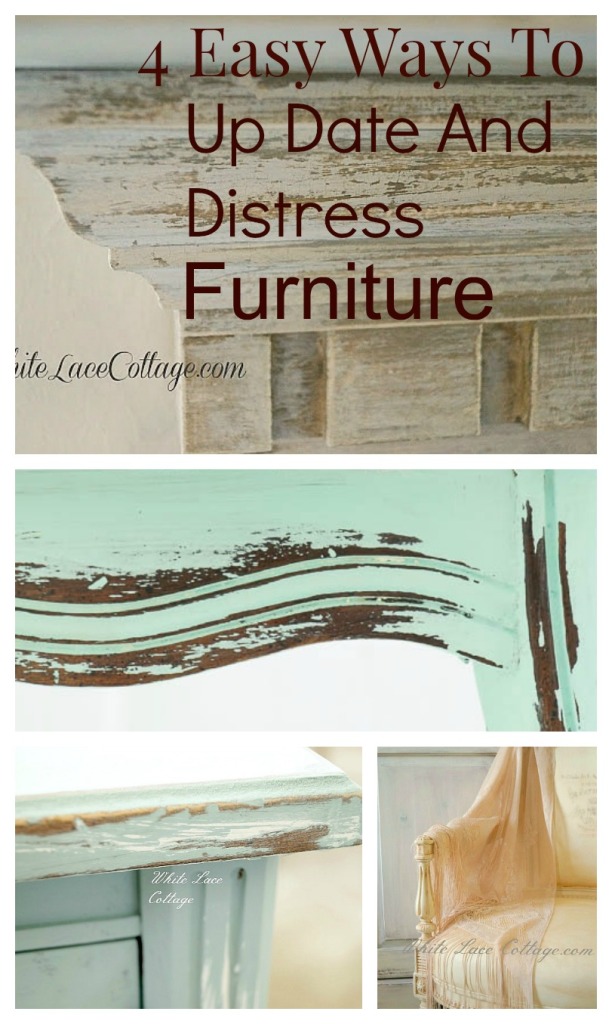 4 easy ways to update and distress funiture