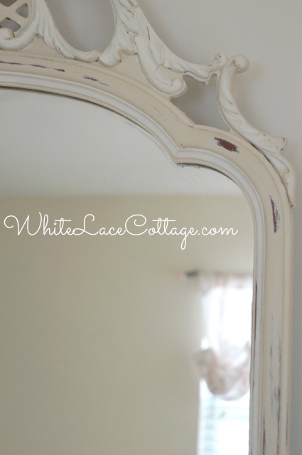 010oldochreoldwhitechalkpaintmirror