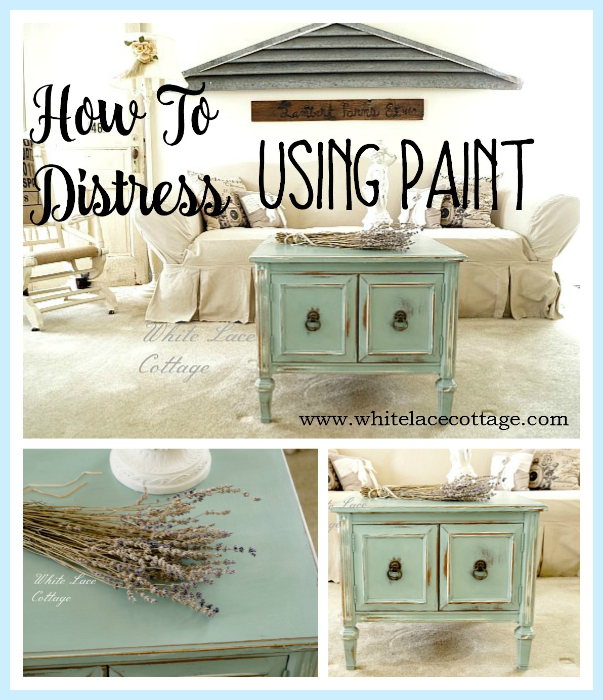 How to distress using paint