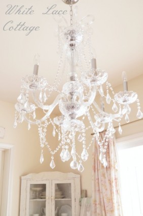 kitchen chandelier crystal