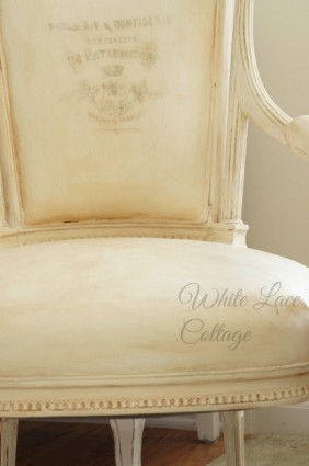 chalk paint french chair