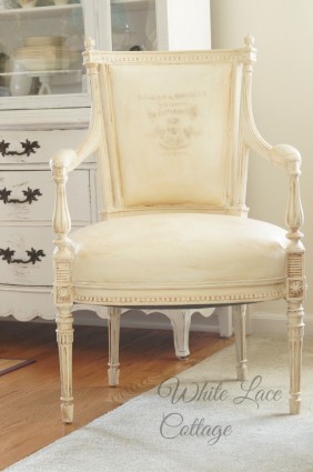 painted french chair