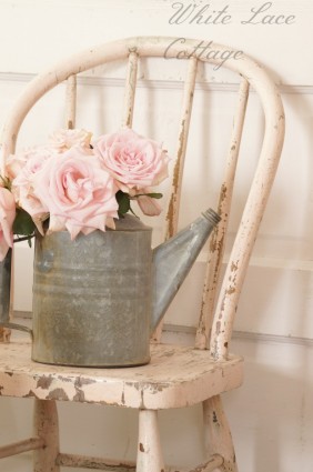watering can flower styling