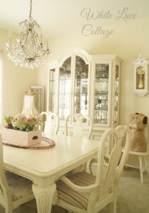 shabby chic dining room