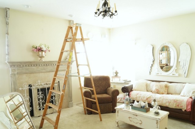 family room ladder