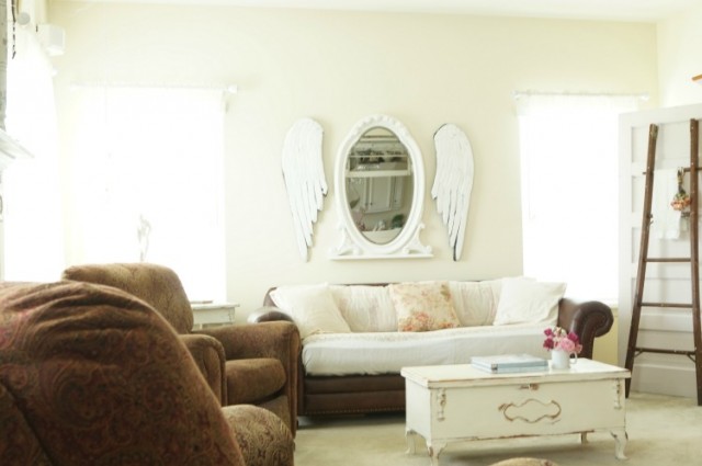 family room shabby romantic