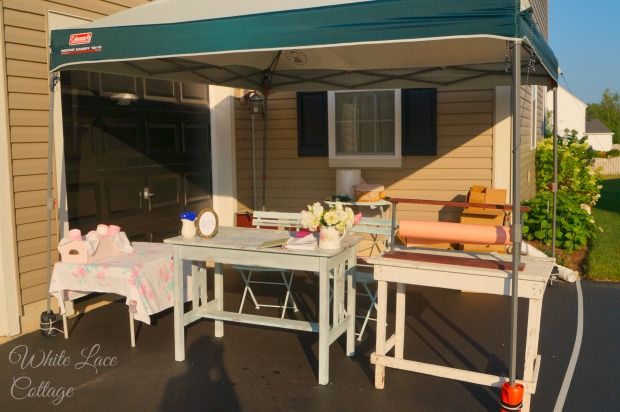 pop up shop white lace cottage