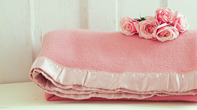 Shabby chic blanket-634