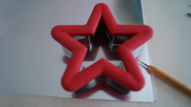 German glass glitter star ornaments-4