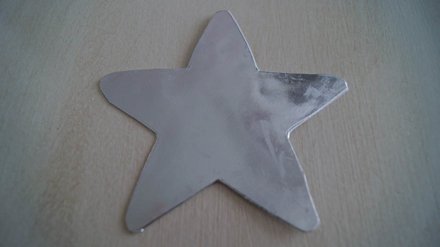 German glass glitter star ornaments-6