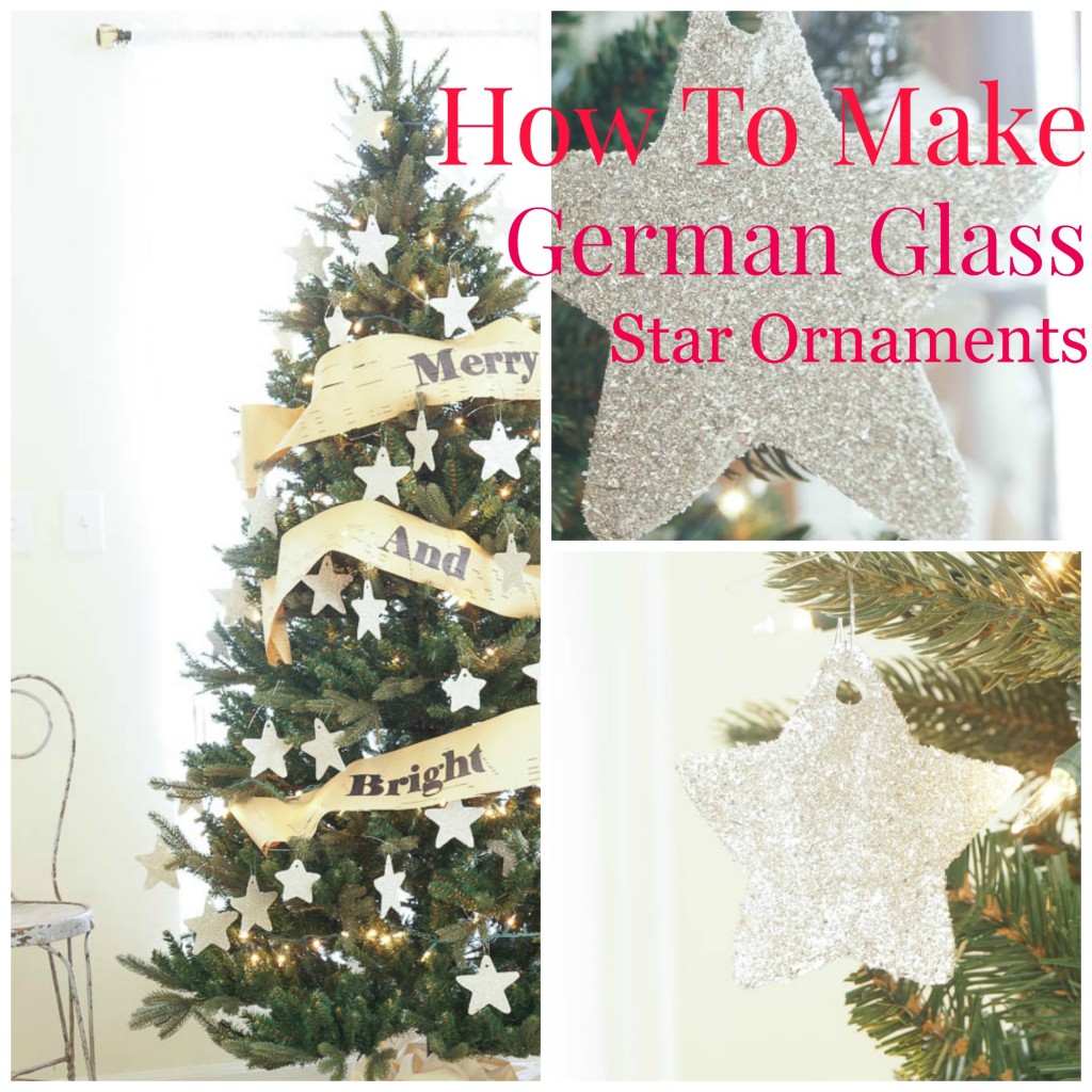 german glass star ornaments