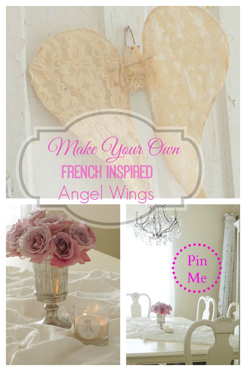 make your own french inspired angel wings