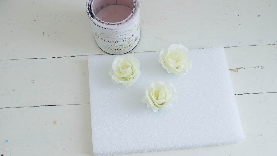 DIY porcelain roses from chalk paint heirloom traditions paint (1 of 8)