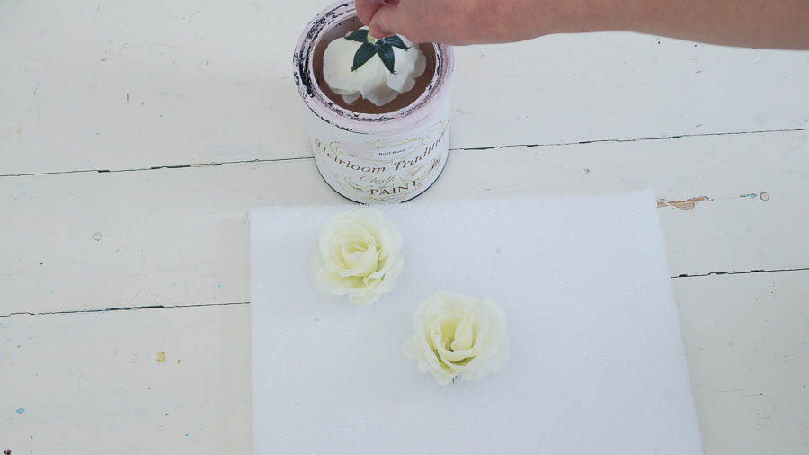 DIY porcelain roses from chalk paint heirloom traditions paint (3 of 8)
