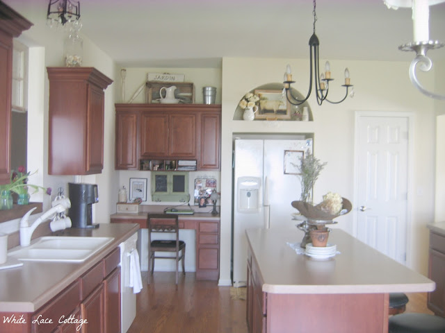 Chalk Painted Kitchen Cabinets Never Again!