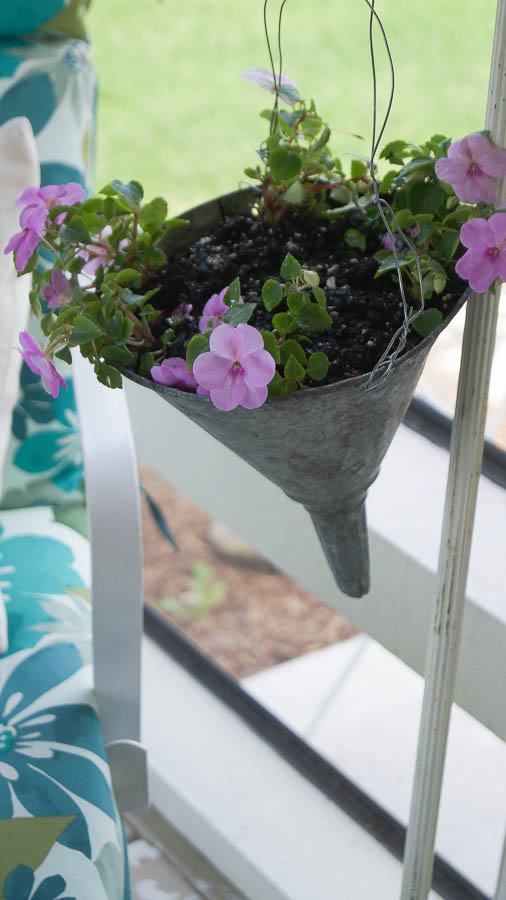 Here's An Easy Planter Upcycle Project Funnel Transformation. 