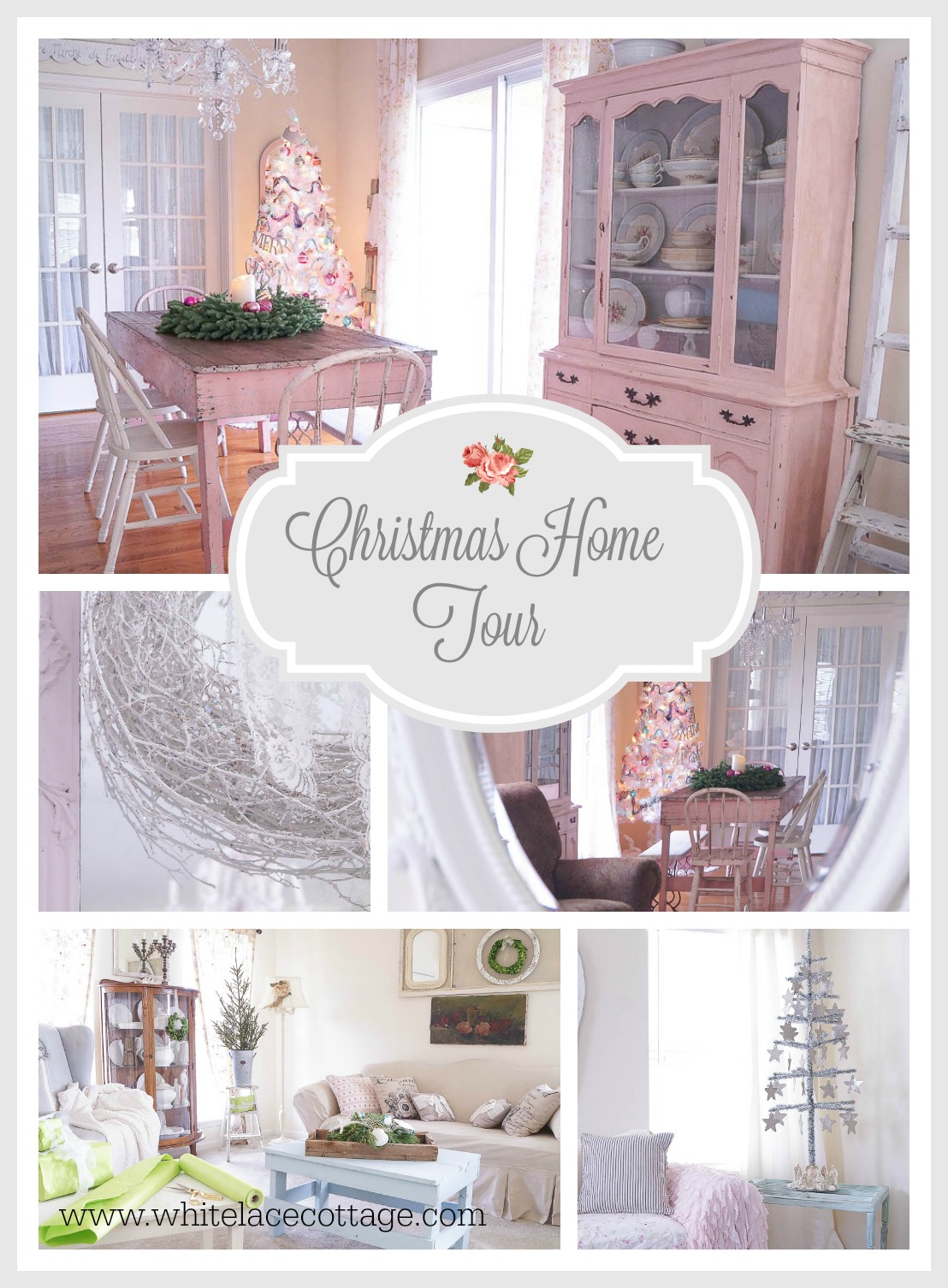 white lace cottage home tour