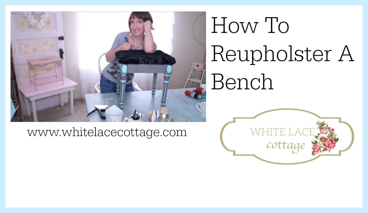 How to reupholster a bench