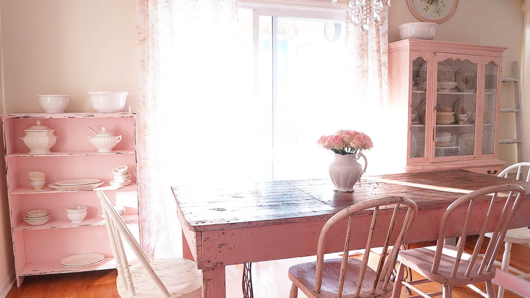 Updating a bookcase with beadboard wallpaper is so simple to do, and a great way to update a cheap piece of furniture!