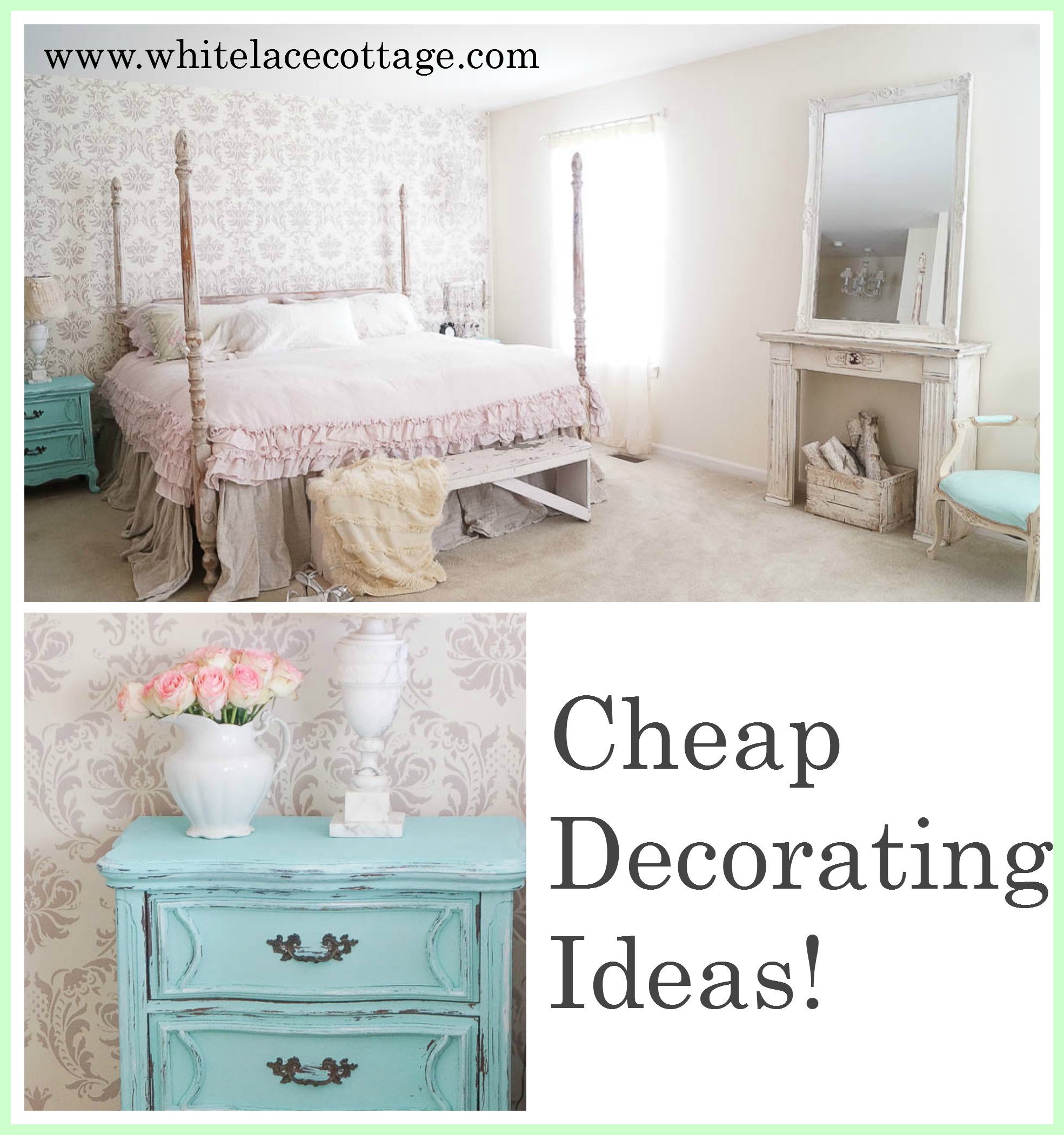 Sharing how you can add style using these cheap decorating ideas for your home.