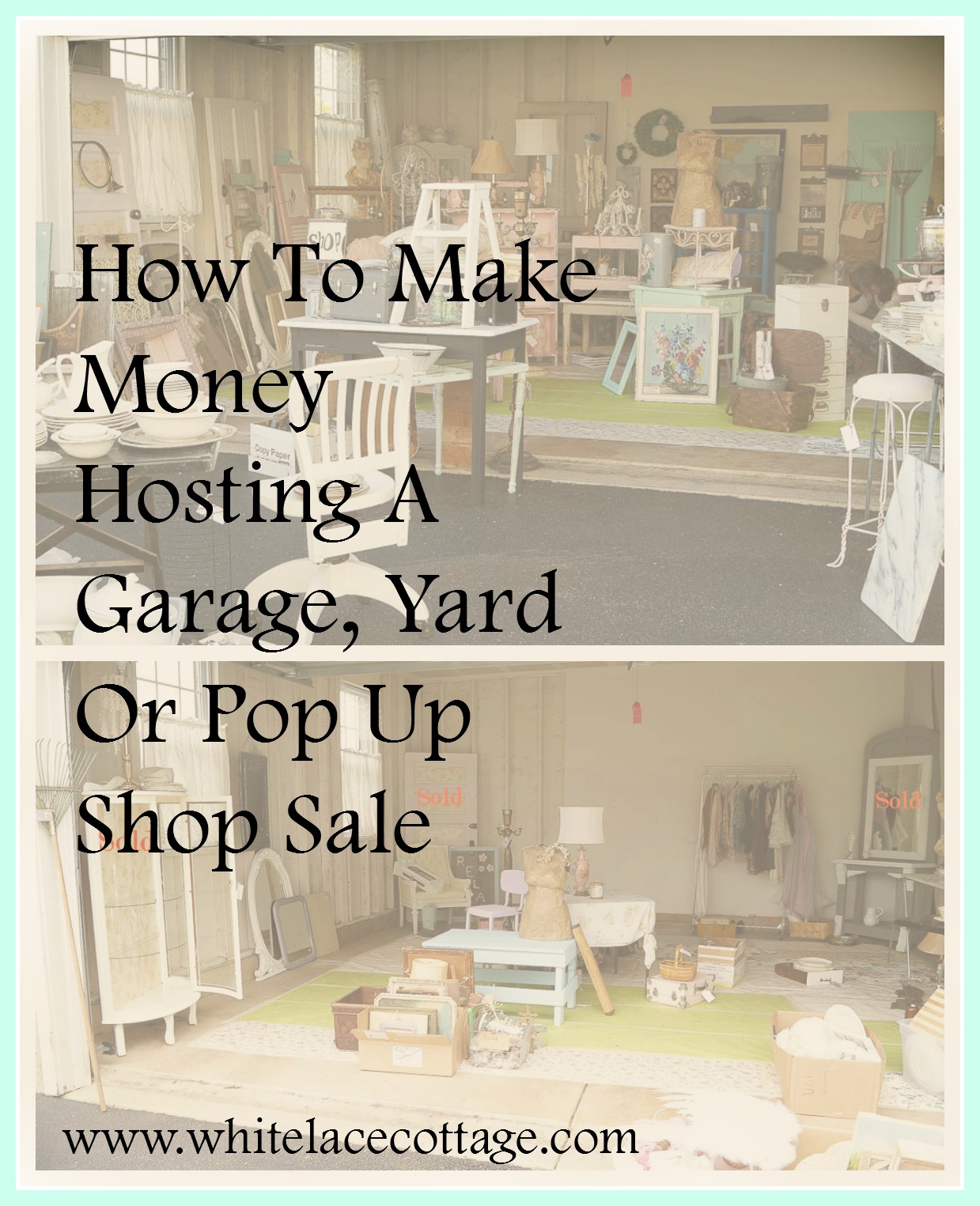 Make money hosting garage sales, it a great way to make extra money. I've hosted many of these over the years. I've learned from each one. I'm sharing tips on how to have a successful sale.