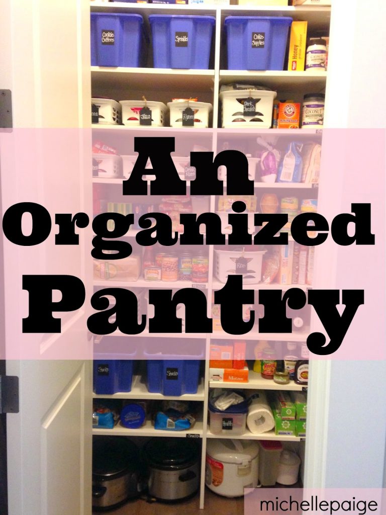 Kitchen Pantry Organizing Ideas