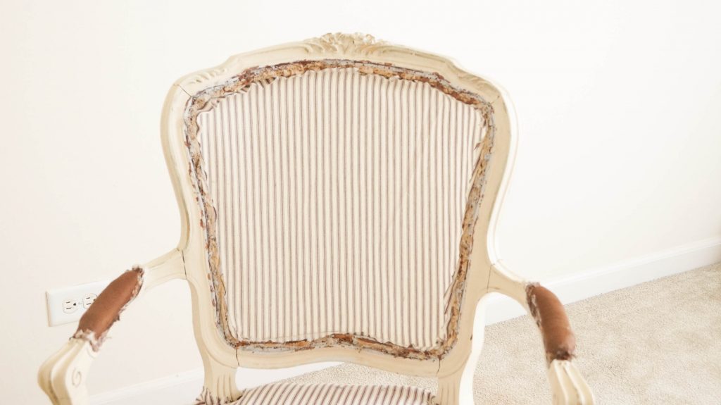 How To Easily Reupholster A French Chair