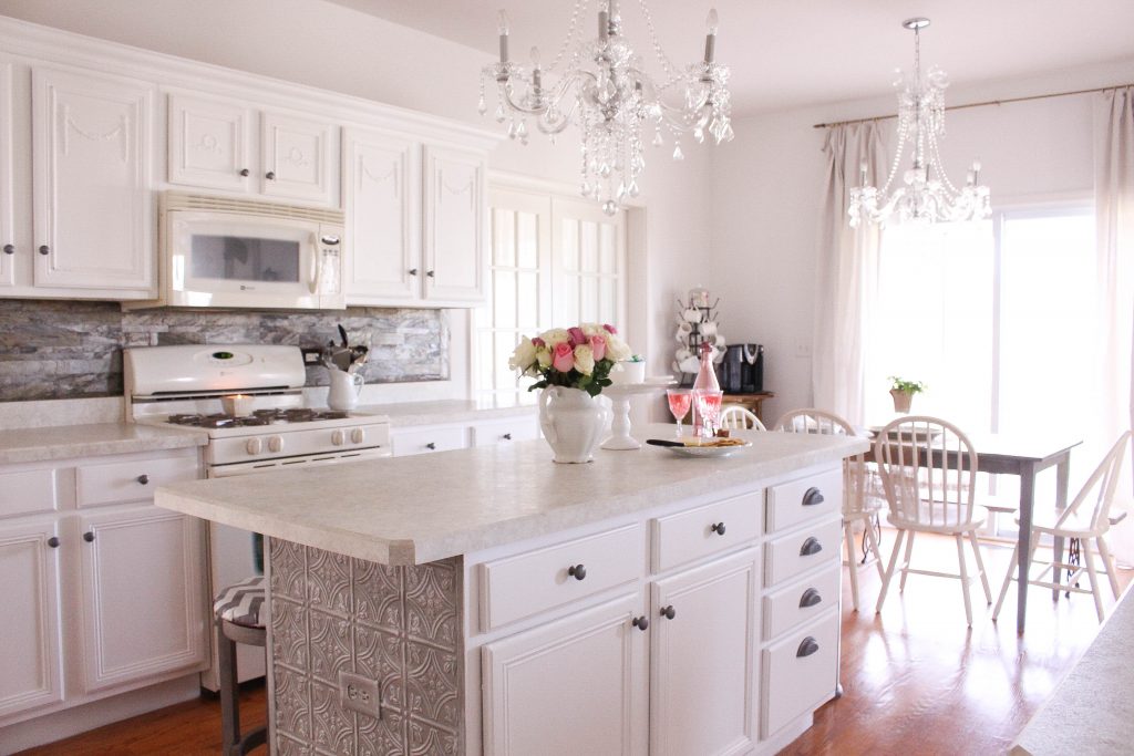 Kitchen Process New Counters Looking Back